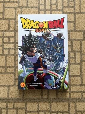Manga Dragon Ball Super Paperback - White, Red, Yellow, Black, Blue